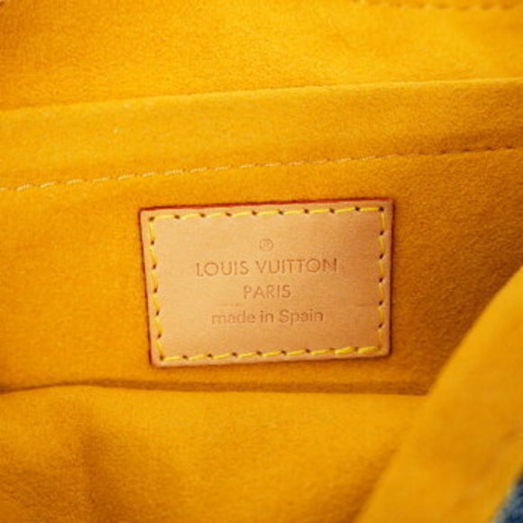 Louis Vuitton Monogram Denim Mini Pleaty Handbag - Picture 5 of 11